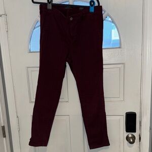 Burgundy Pants